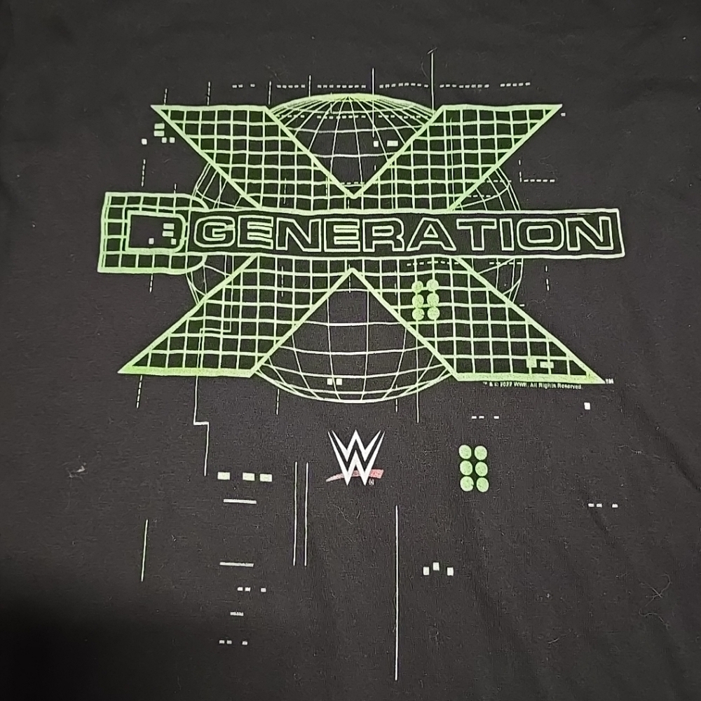 WWE D-Generation X Black T-Shirt Youth XL